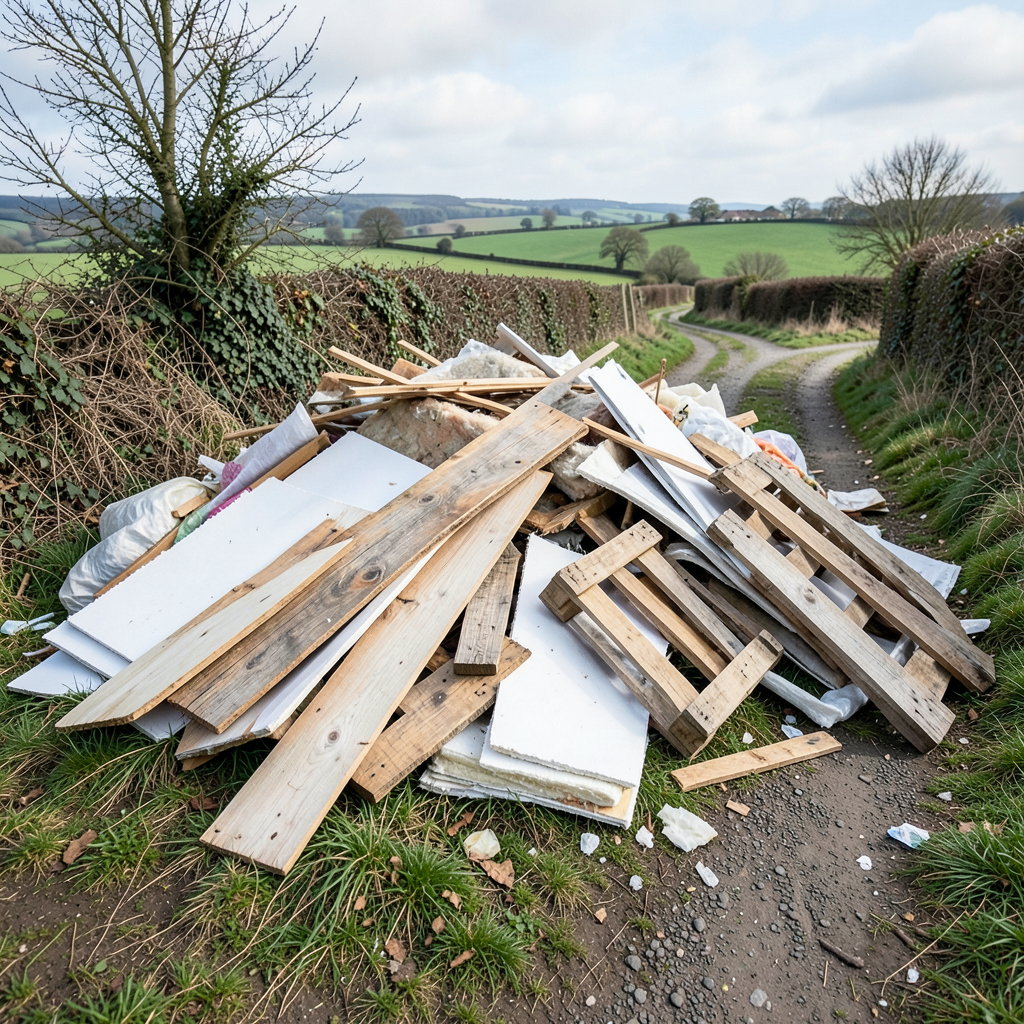 Council appeals for info after double fly-tipping in Kingston Blount, Chinnor